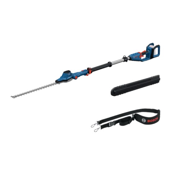Bosch GHE 18V-50 TP Cordless Telescopic Hedgecutter – Extendable Battery Hedge Trimmer for Tall Hedges, Garden Maintenance, and Professional Landscaping Tasks